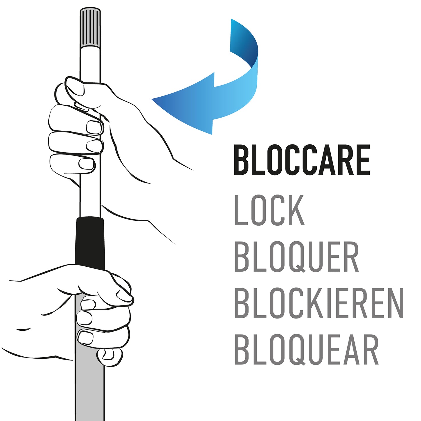TELESCOPIC METAL ROD coll. Vital - painted - 2 parts - 300 cm