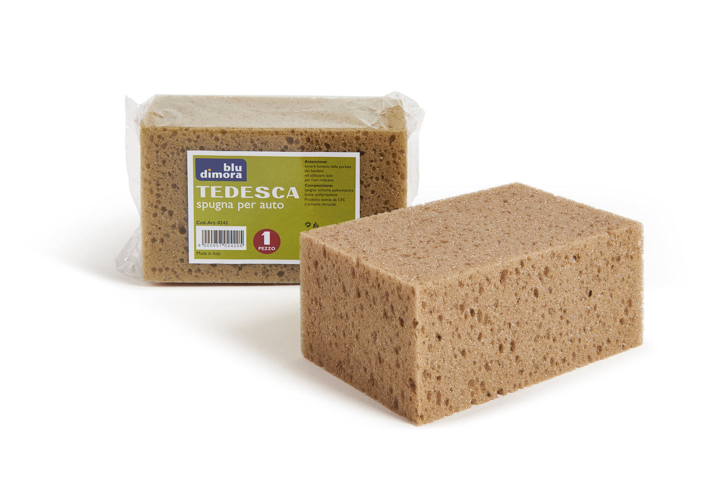 GERMAN CAR SPONGE - (16x10x7cm)