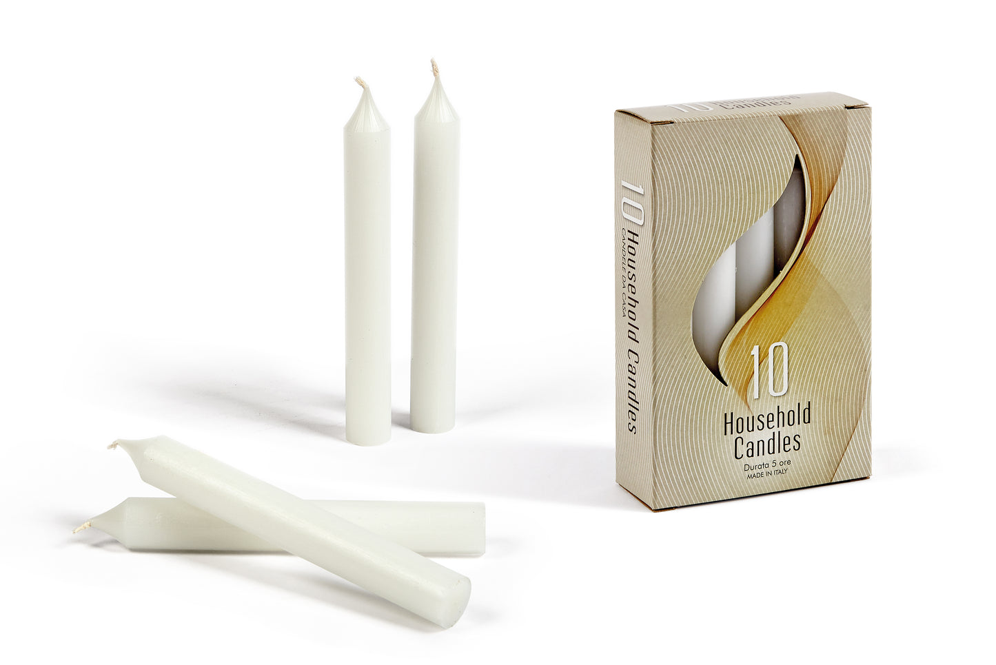 HOUSEHOLD CANDLES (10 pcs)