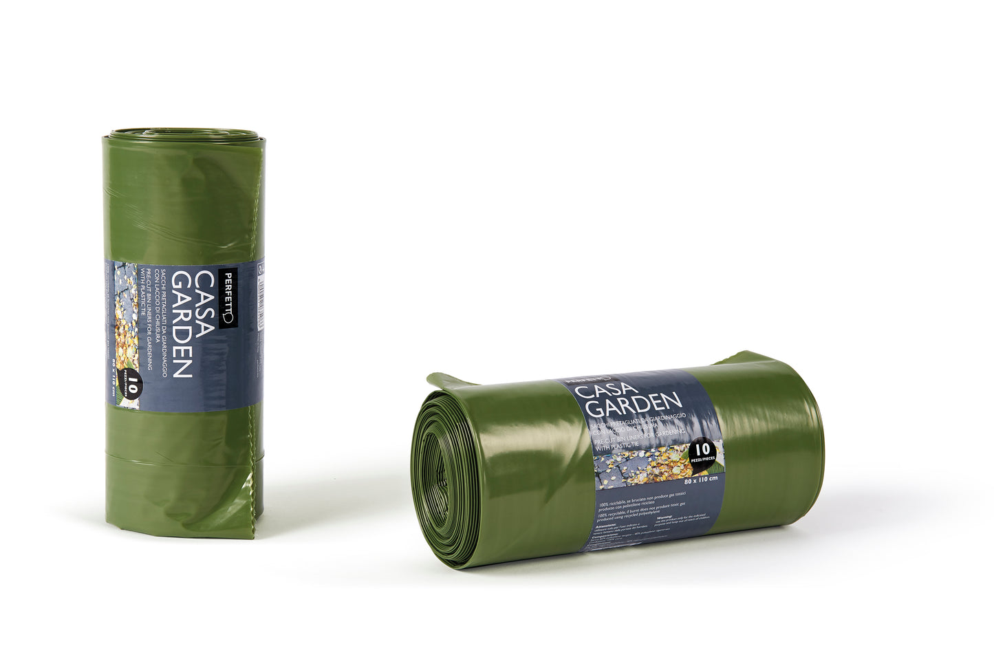 GARBAGE BAGS - Casa Garden - Moss (10pcs) (80x110cm)