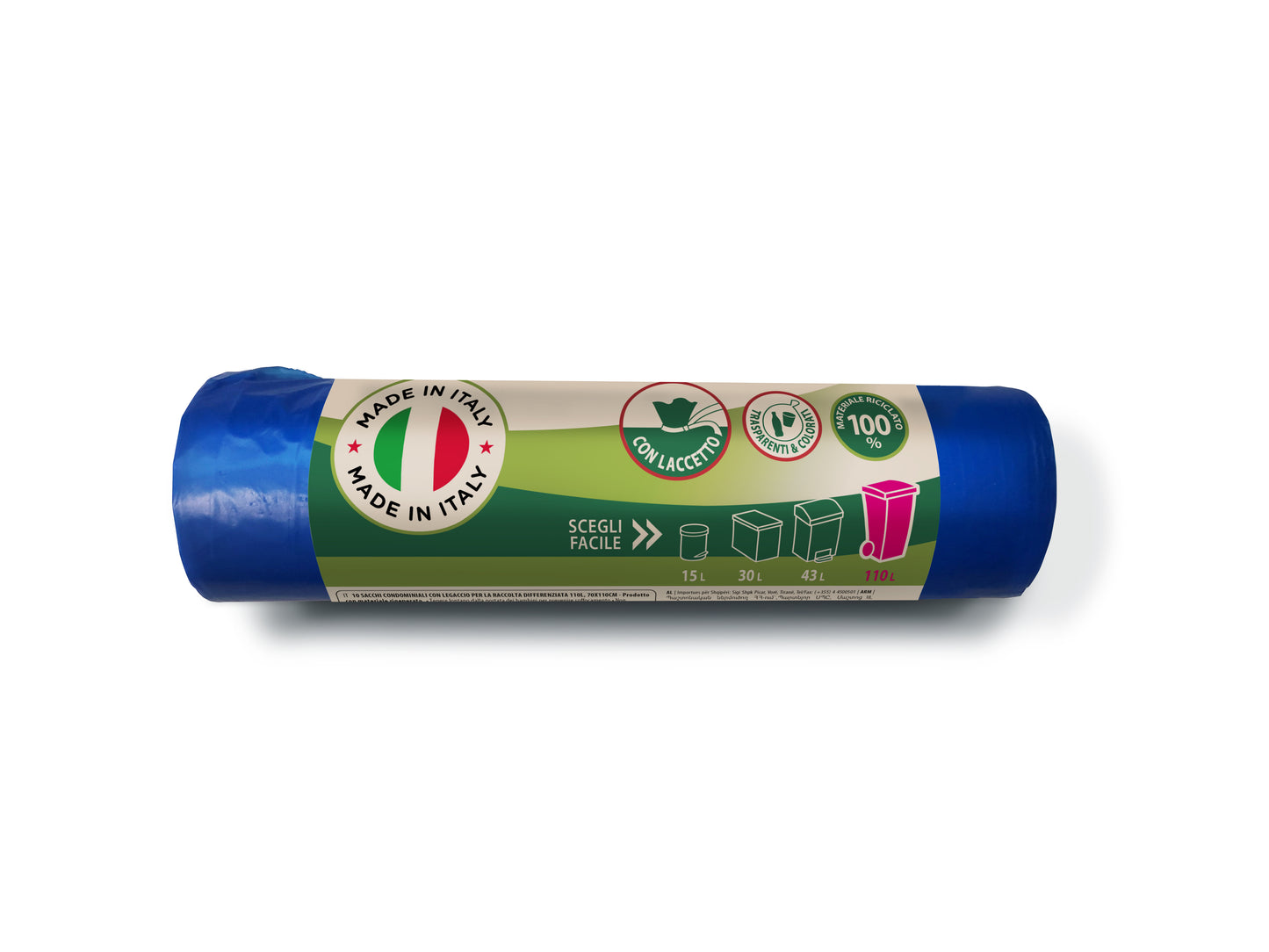 LOGEX 10 GARBAGE BAGS 110L 70X110cm