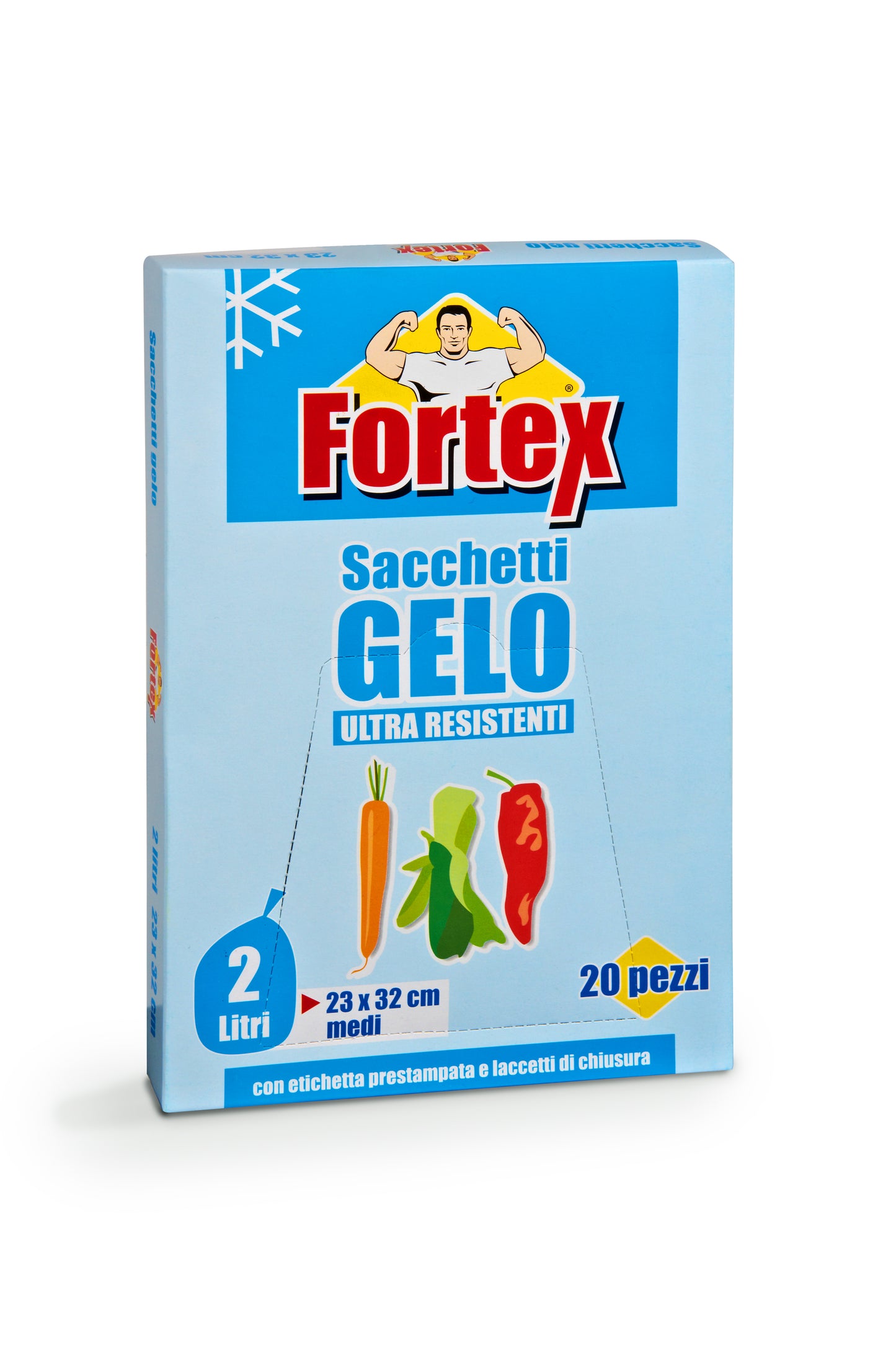 FORTEX EUROPE 20 FREEZER BAGS 23 X 32 CM