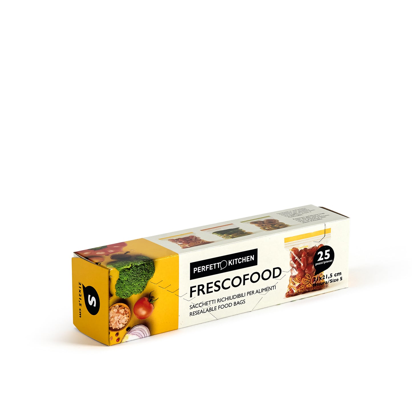 FRIDGE/FREEZER BAG - Frescofood (25pcs) (21x21.5cm) S