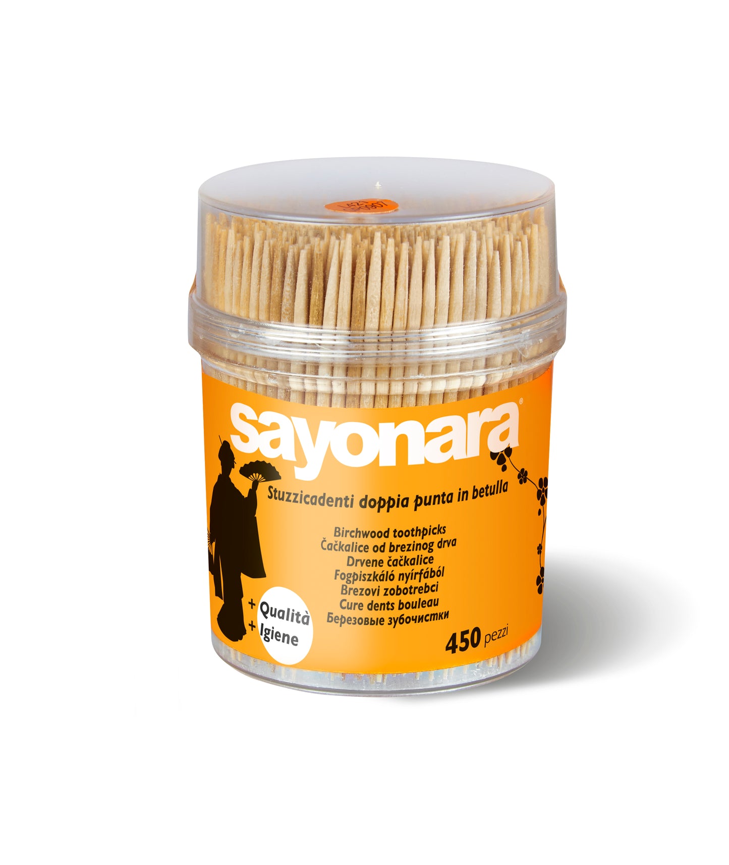 TOOTHPICKS IN ROUND BOX - Sayonara (400pcs)