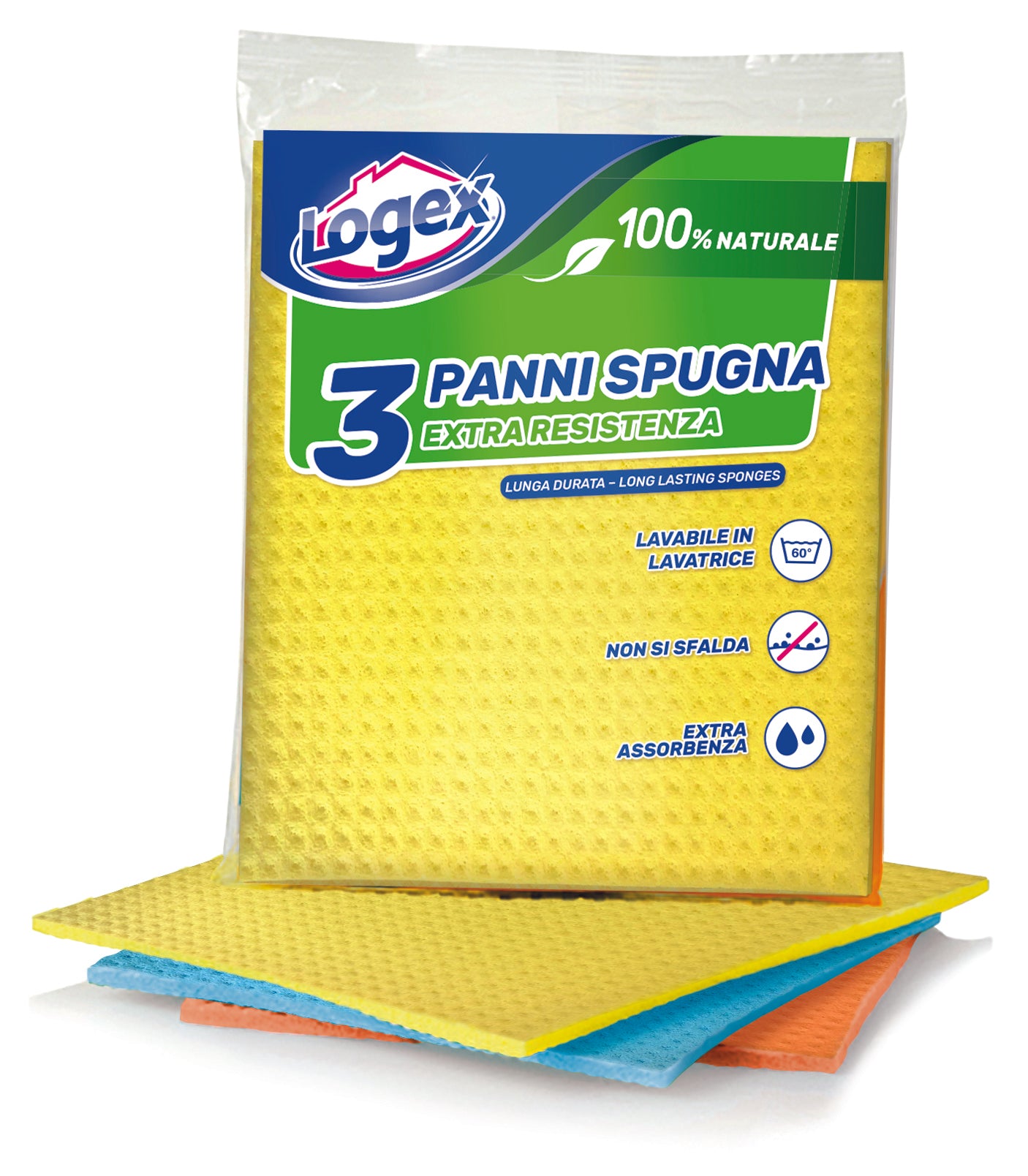 SPONGE CLOTHS - Logex (18x20cm) (3pcs)