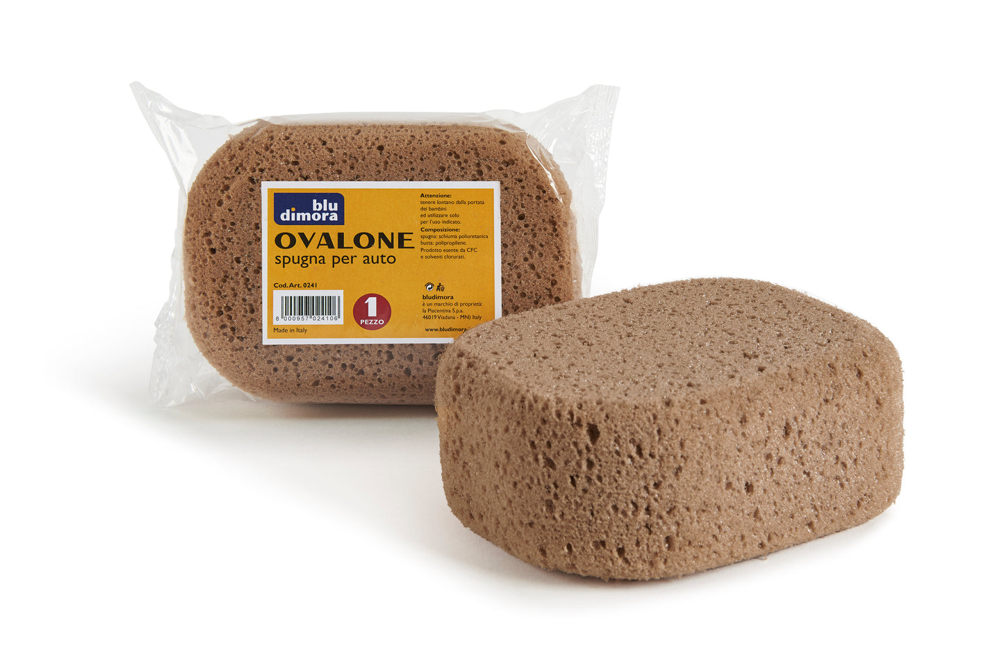 LARGE OVAL CAR SPONGE - (18x13x6cm)