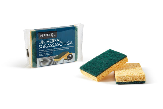 ABRASIVE CELLULAR SPONGES - Sgrassasciuga (2pcs)