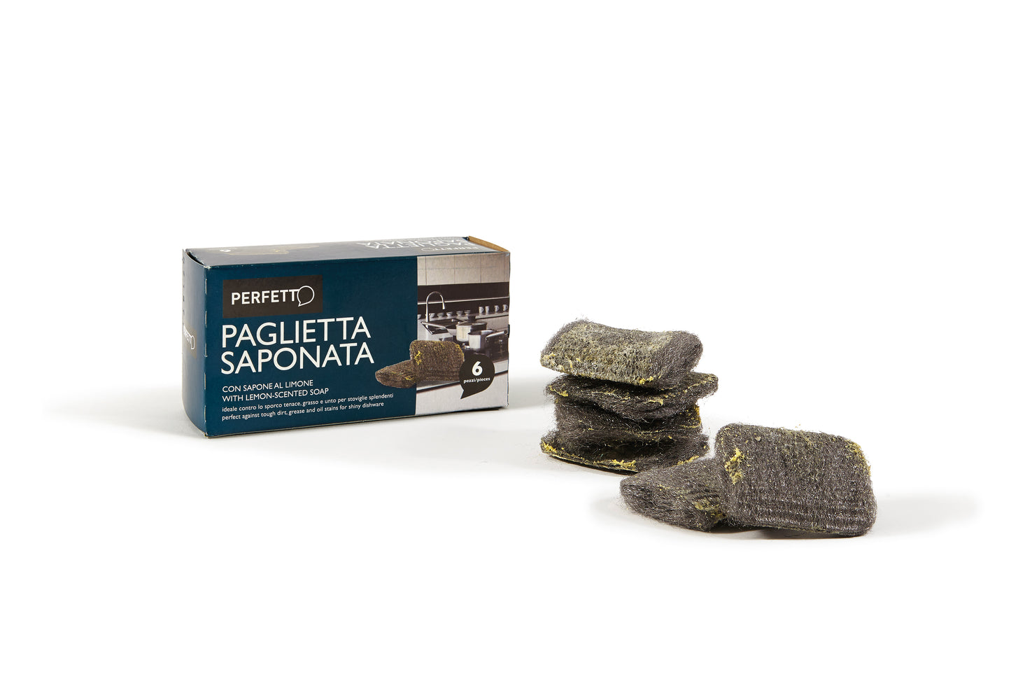 SOAPED STEEL WOOL PAD