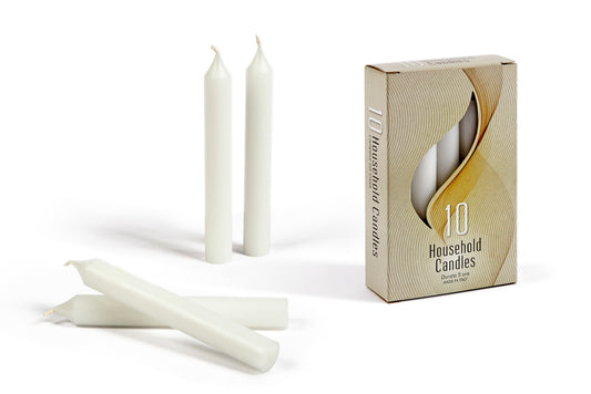 HOUSEHOLD CANDLES (10 pcs)