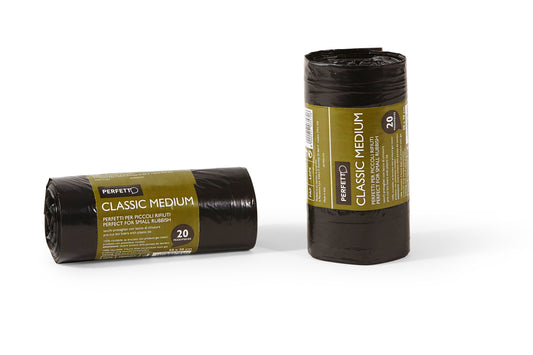 GARBAGE BAGS - 20 pieces - 55x70 cm - BLACK