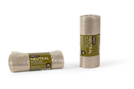 GARBAGE BAGS - (10pcs) (70x110cm) Neutral/Yellow/Violet