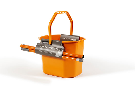 BUCKET WITH WRINGER + MOP - 12 lt. - KIT