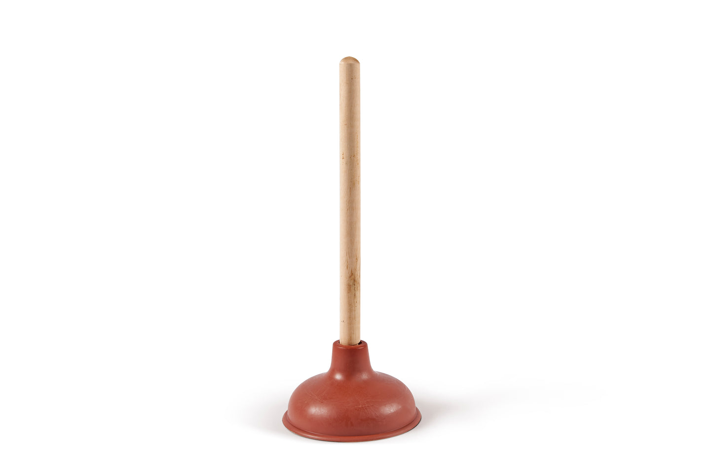 RUBBER SINK PLUNGER - WOOD Ø 15 cm