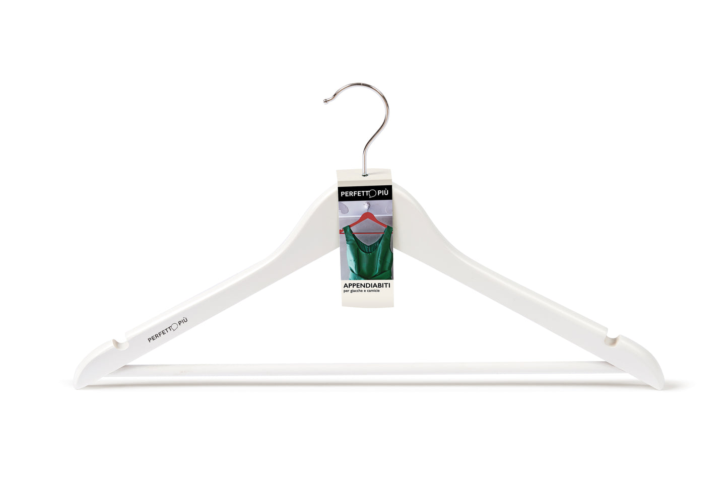 COAT HANGER - Lacquered wood - White