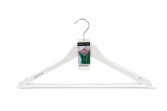 COAT HANGER - Lacquered wood - White