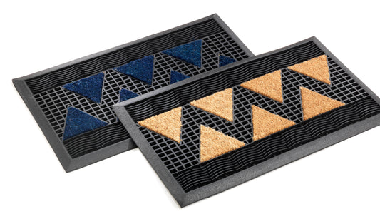 RUBBER DOORMAT + COCONUT - 44x75 cm
