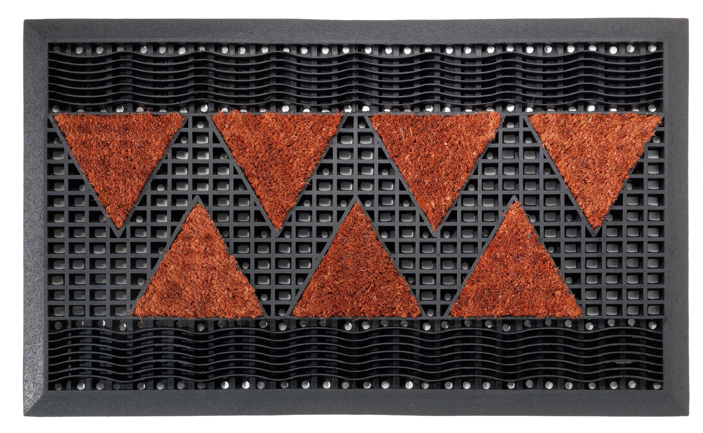 RUBBER DOORMAT + COCONUT - 44x75 cm