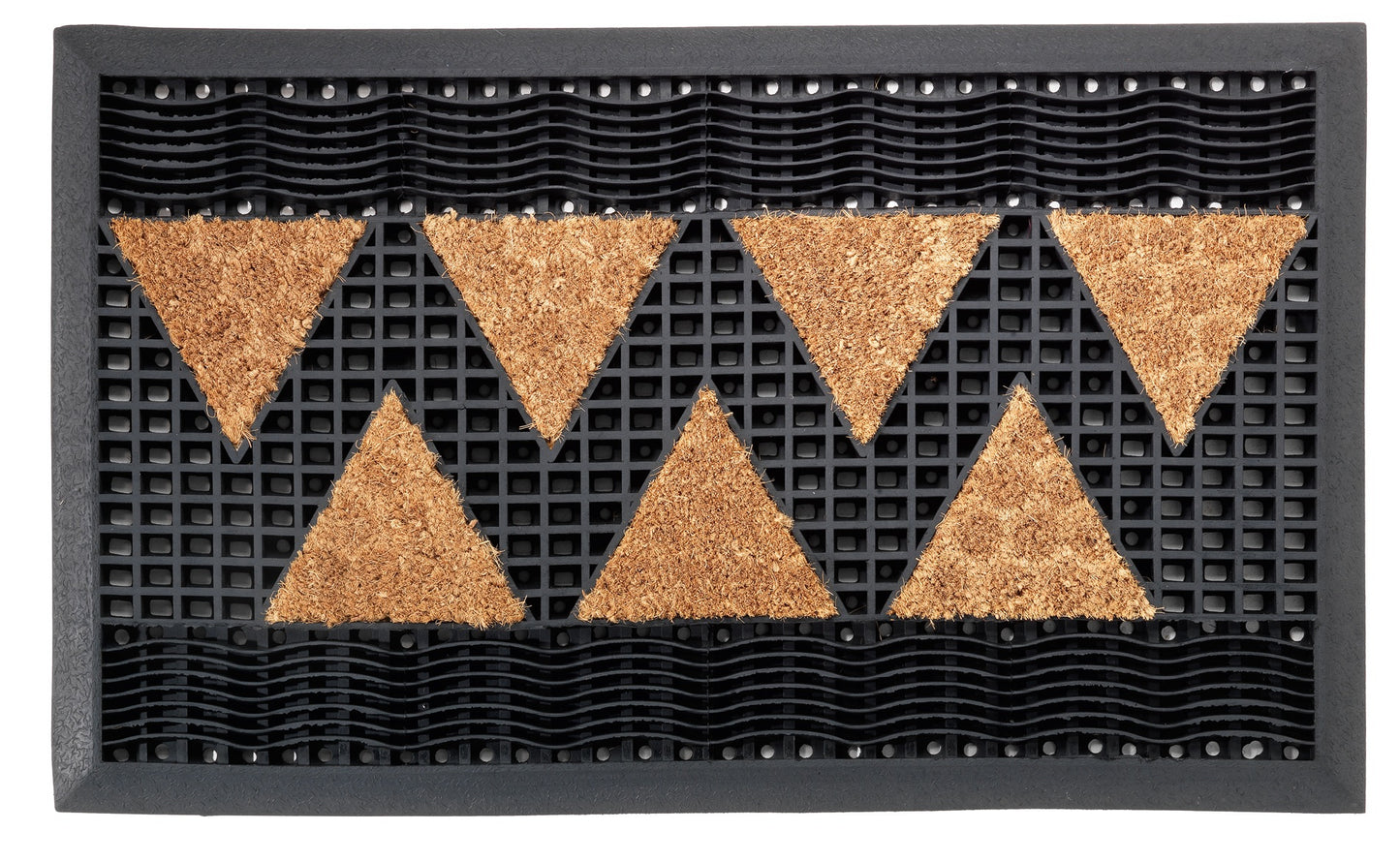 RUBBER DOORMAT + COCONUT - 44x75 cm