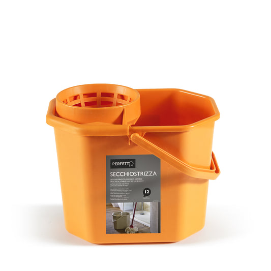 BUCKET WITH WRINGER - Secchiostrizza (12lt) Pumpkin