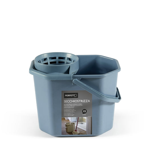BUCKET WITH WRINGER - Gray - 12 lt.