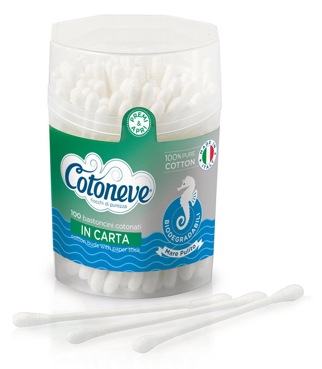 COTTON BUDS IN JAR - Cotoneve (100pcs)