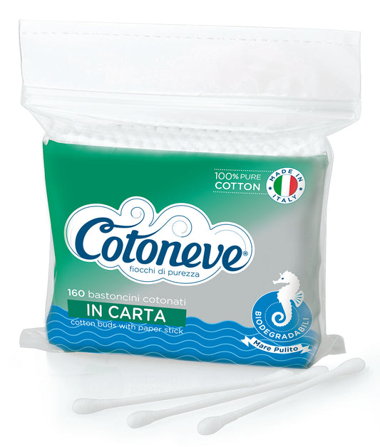 COTTON BUDS IN POLYBAG - Cotoneve (160pcs)