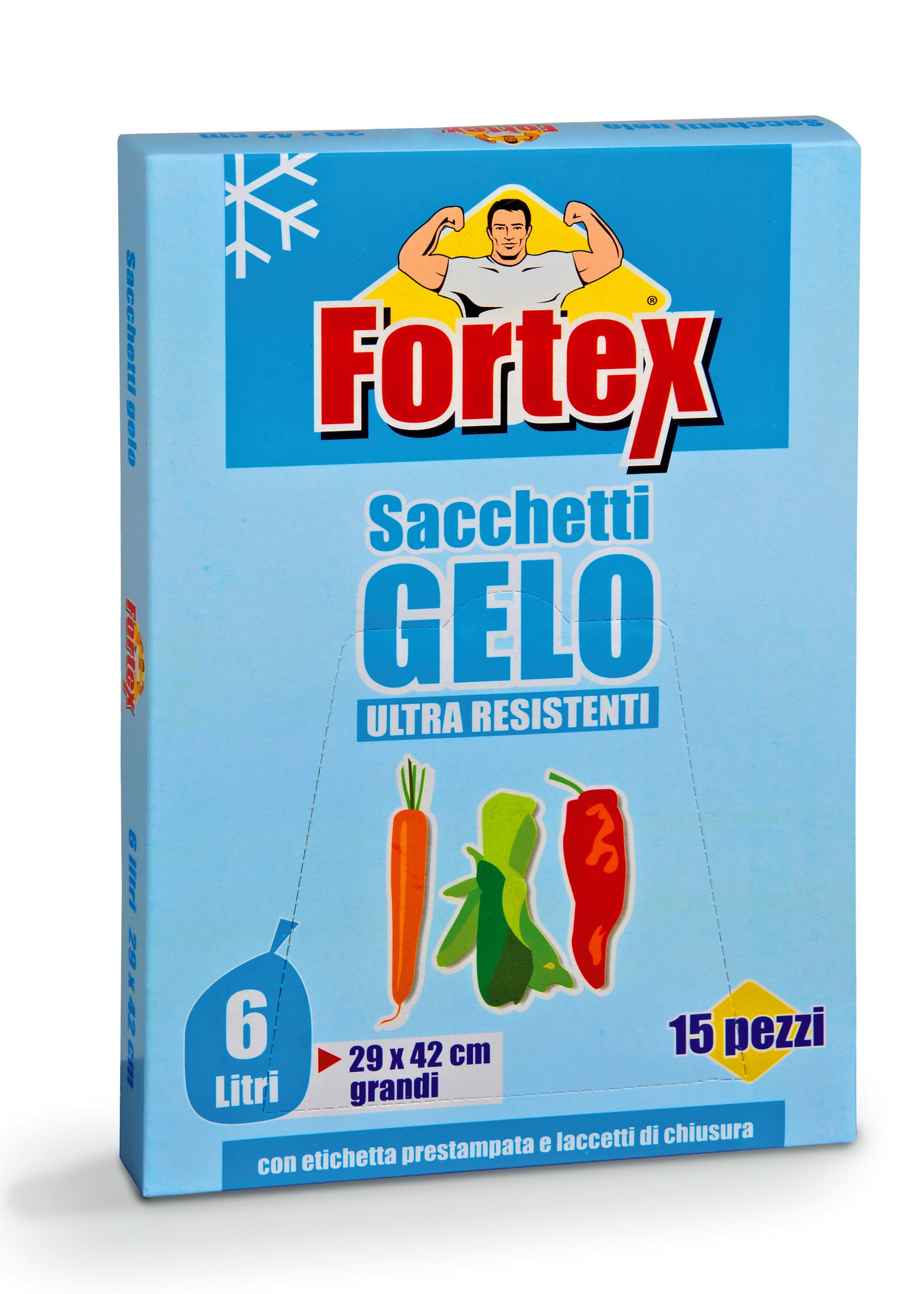 FORTEX EUROPE 15 FREEZER BAGS 29 X 42 CM