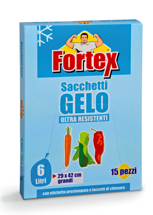 FORTEX EUROPE 15 FREEZER BAGS 29 X 42 CM