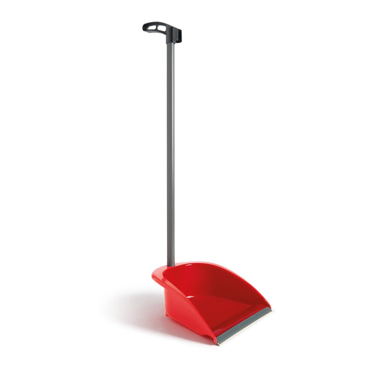 PLASTIC GARBAGE LIFT WITH HANDLE  - Red