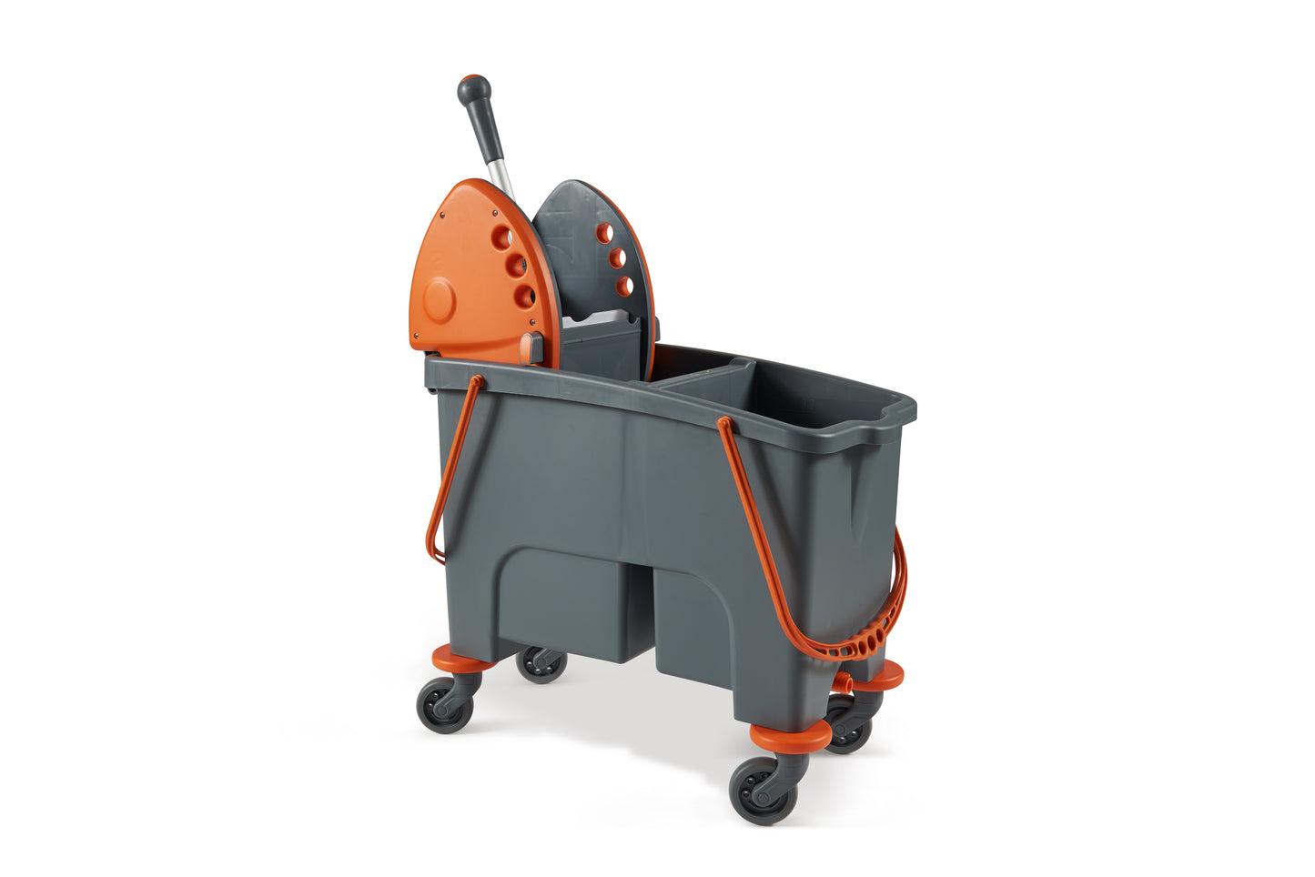 INDUSTRIAL CLEANING TROLLEY coll. Giotto - 16 + 24 lt. + Wringer