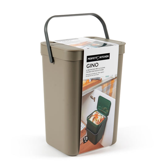 ORGANIC WASTE BIN - Gino (12lt) Truffle