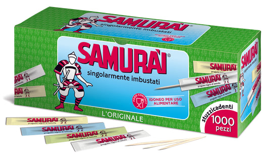 SINGLY WRAPPED TOOTHPICKS - Samurai (1000pcs)