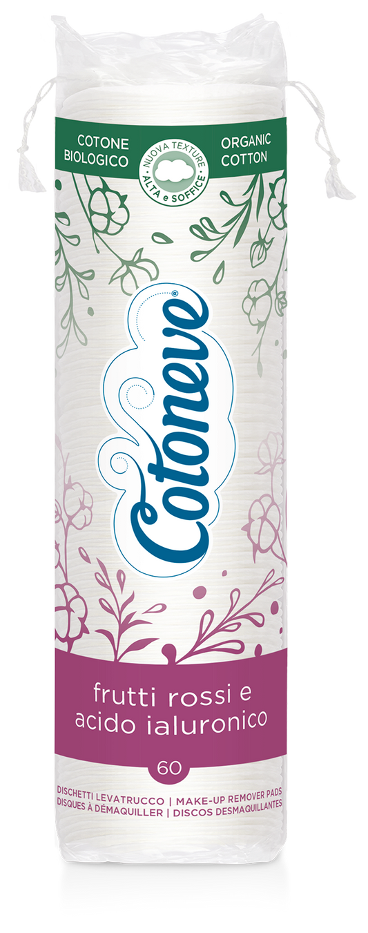 MAKE-UP REMOVER PADS - Cotoneve (60pcs) Red berries