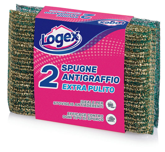 ANTI SCATCH ABRASIVE SPONGES - Logex (2pcs)