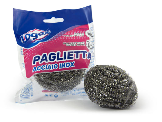 STAINLESS STEEL SCOURER - Logex (1pc)