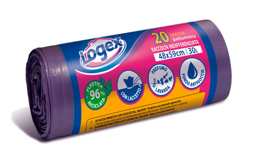 GARBAGE BAGS - Logex (48x59cm) (20pcs)