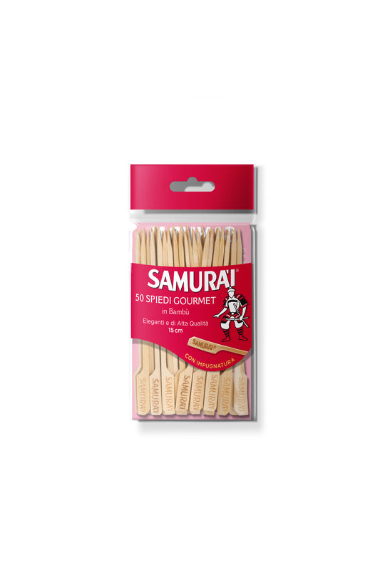 BAMBOO SKEWERS - Samurai (15cm) (50pcs)