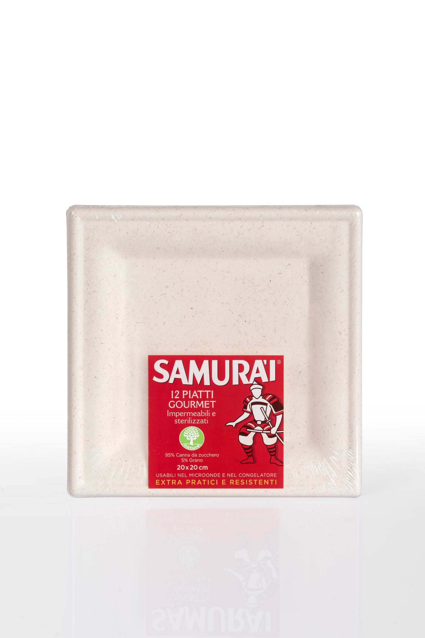 GORMET PLATES - Samurai (20x20cm) (12pcs)