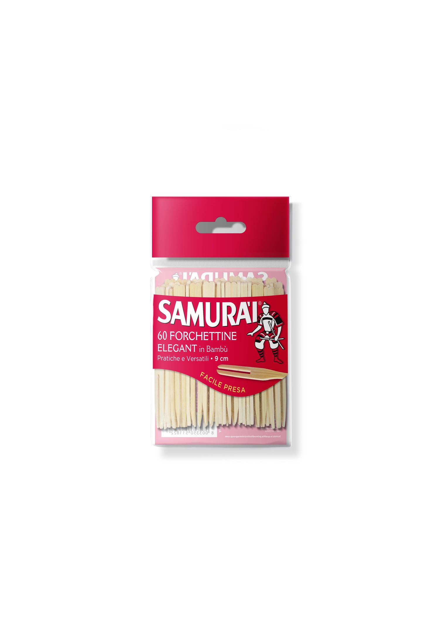 BAMBOO SKEWERS - Samurai (60pcs) (9cm)