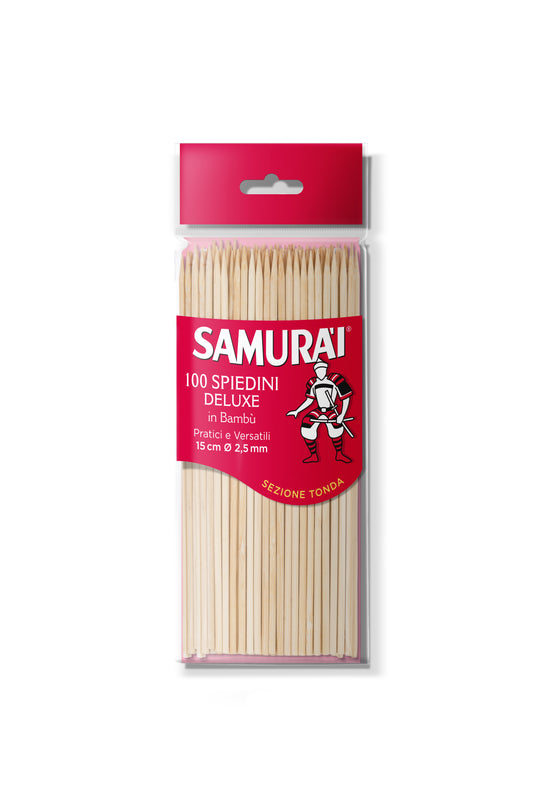 BAMBOO SKEWERS - Samurai (15cm) (100pcs)