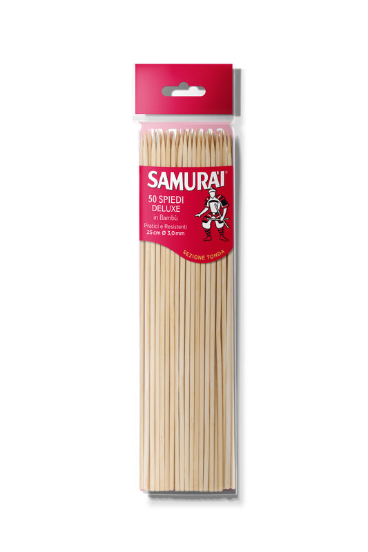 BAMBOO SKEWERS - Samurai (25cm) (50pcs)